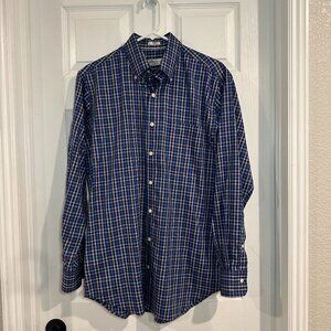 Blue Check Button Down by Peter Millar